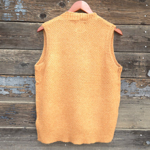 Cotton and Rye - Brown Cable Knit Sweater Vest