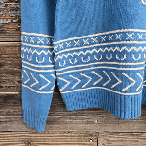 Cotton and Rye - Longhorn Sweater - Blue