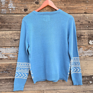 Cotton and Rye - Longhorn Sweater - Blue