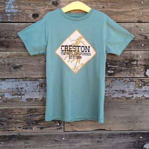 Creston Kid's Youth T-Shirt - Diamond Cowboy
