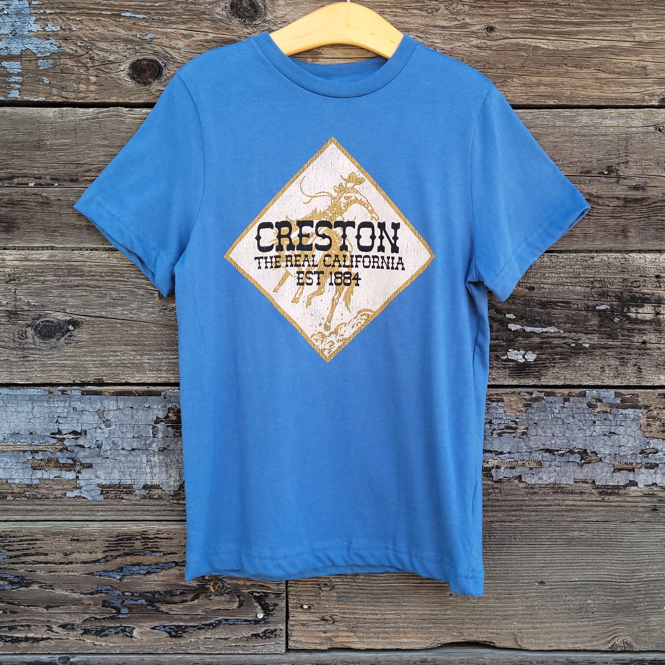 Creston Kid's Youth T-Shirt - Diamond Cowboy