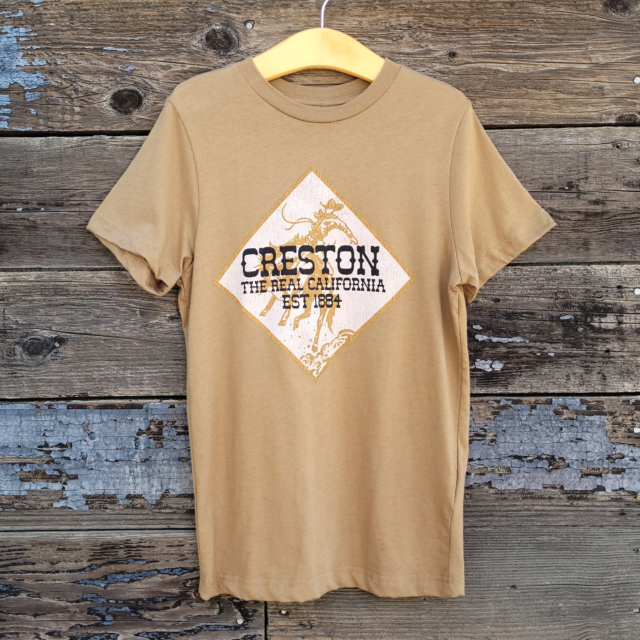 Creston Kid's Youth T-Shirt - Diamond Cowboy