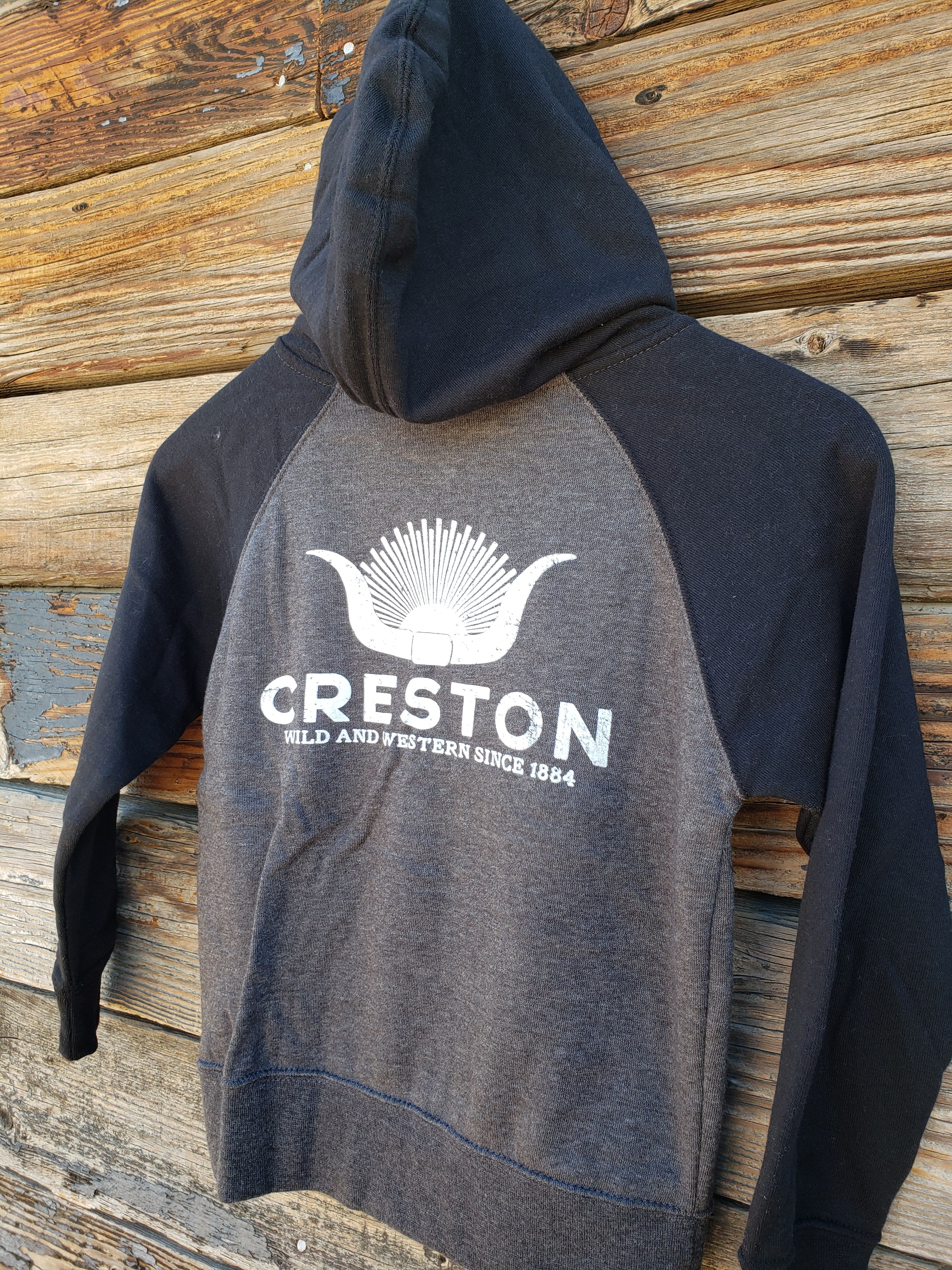 Creston Kid's - Zip Up Hoodie - Creston Horns