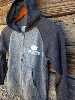 Creston Kid's - Zip Up Hoodie - Creston Horns