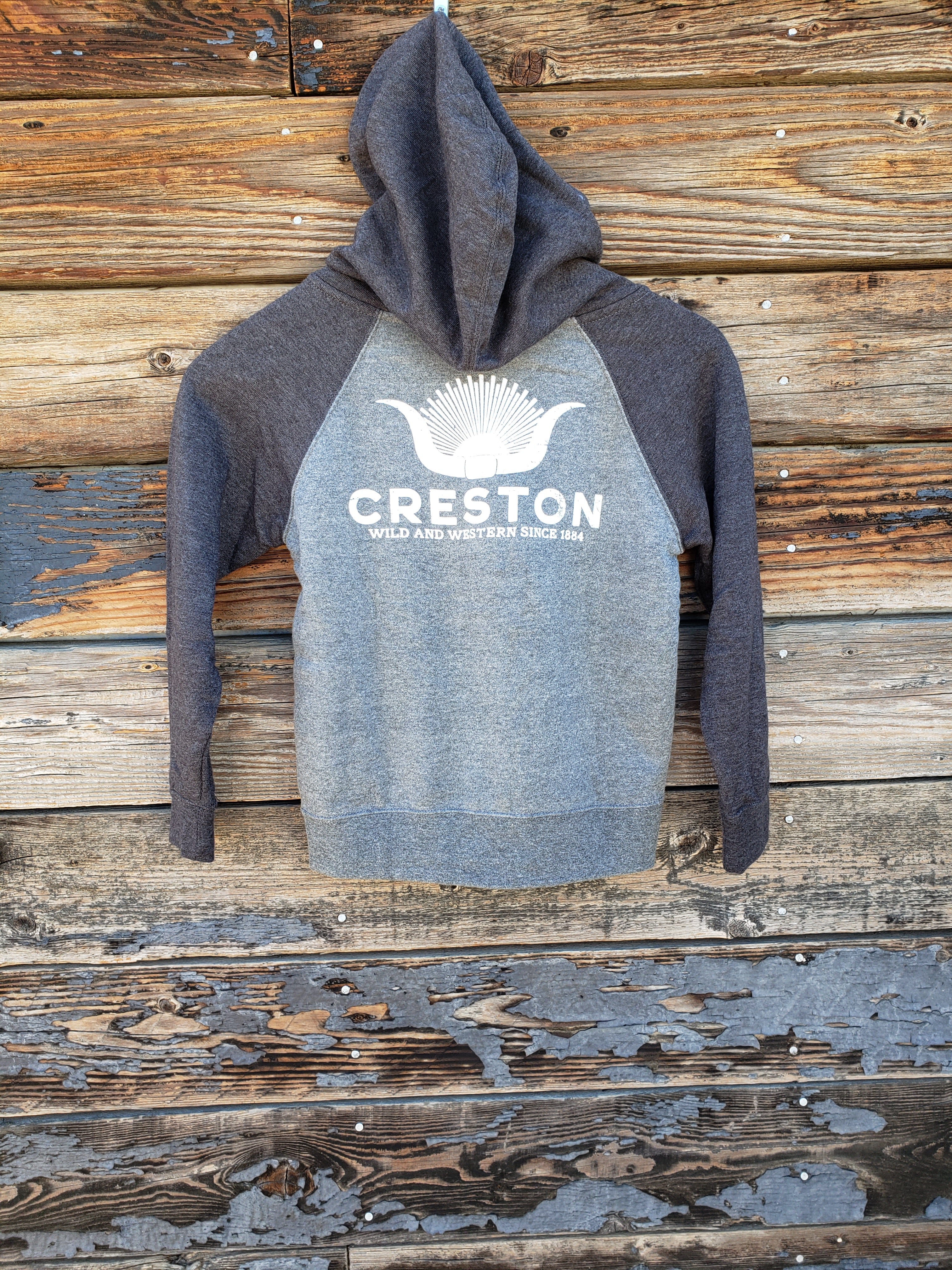 Creston Kid's - Zip Up Hoodie - Creston Horns