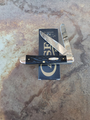 Case Knife - 18221 Black Synthetic Rough Jig Trapper