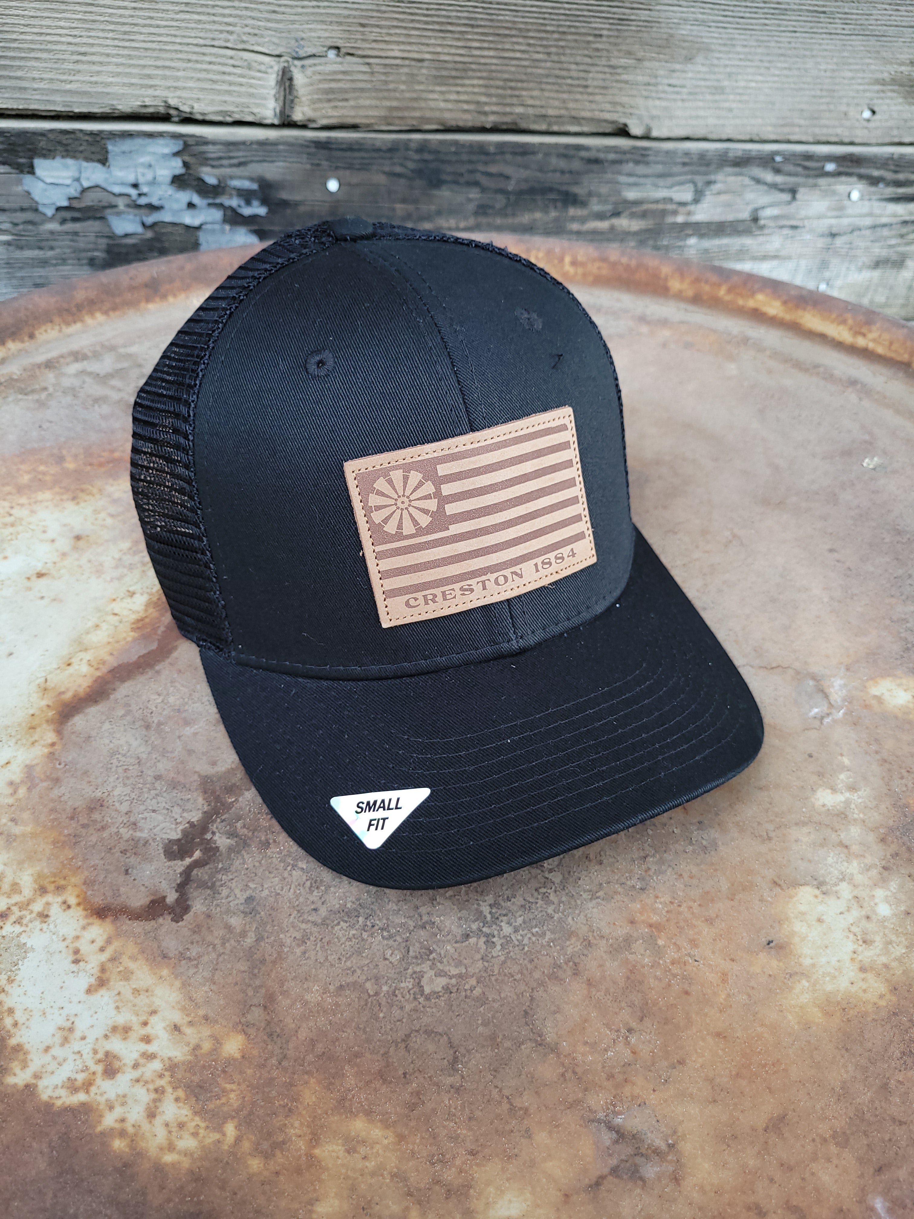 Creston Cap - Kid's - Leather Windmill Flag