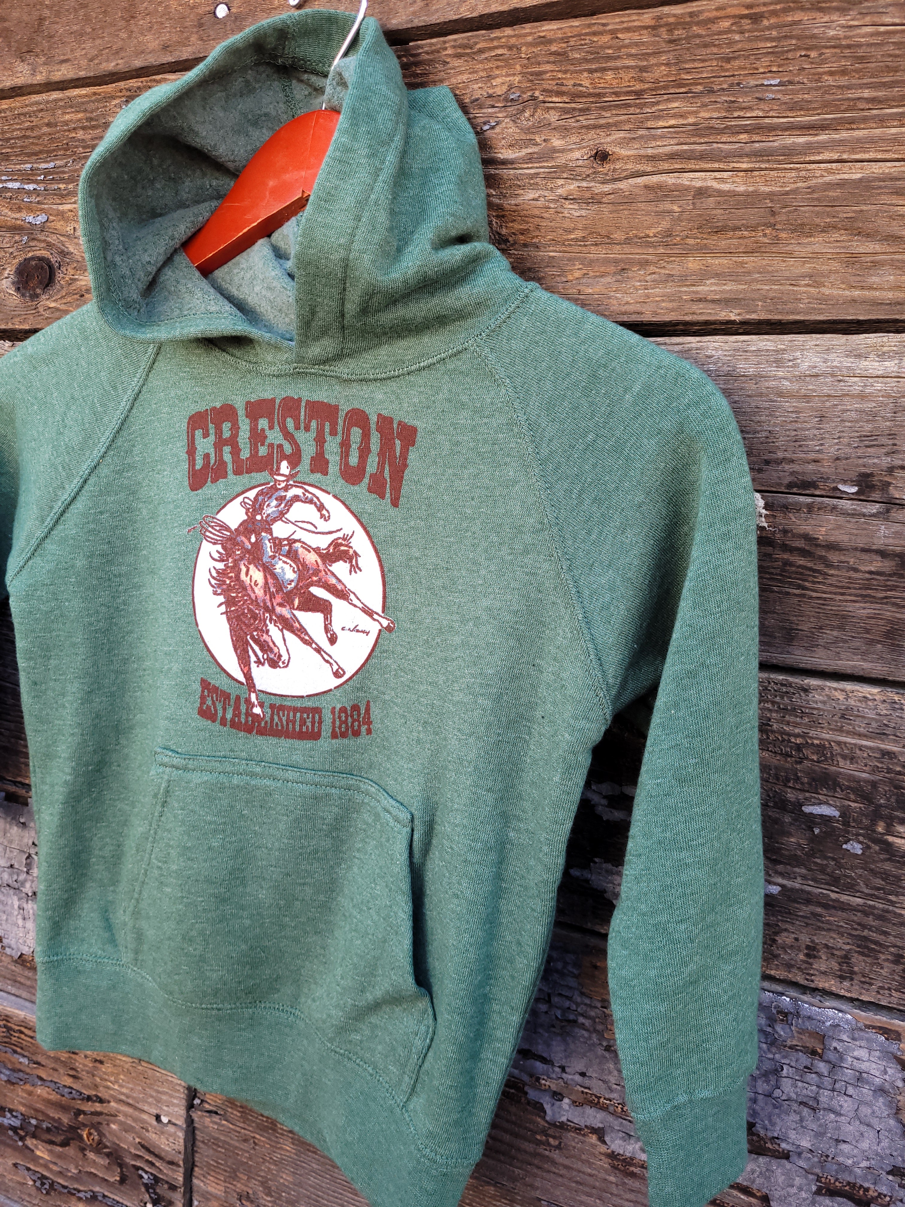 Creston Kid's Hoodie - Cowboy Moon