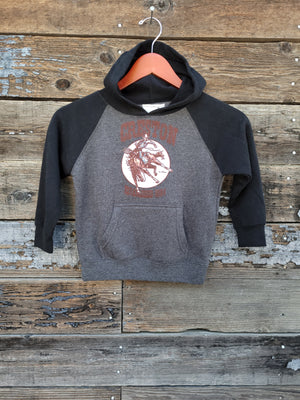 Creston Kid's Hoodie - Cowboy Moon
