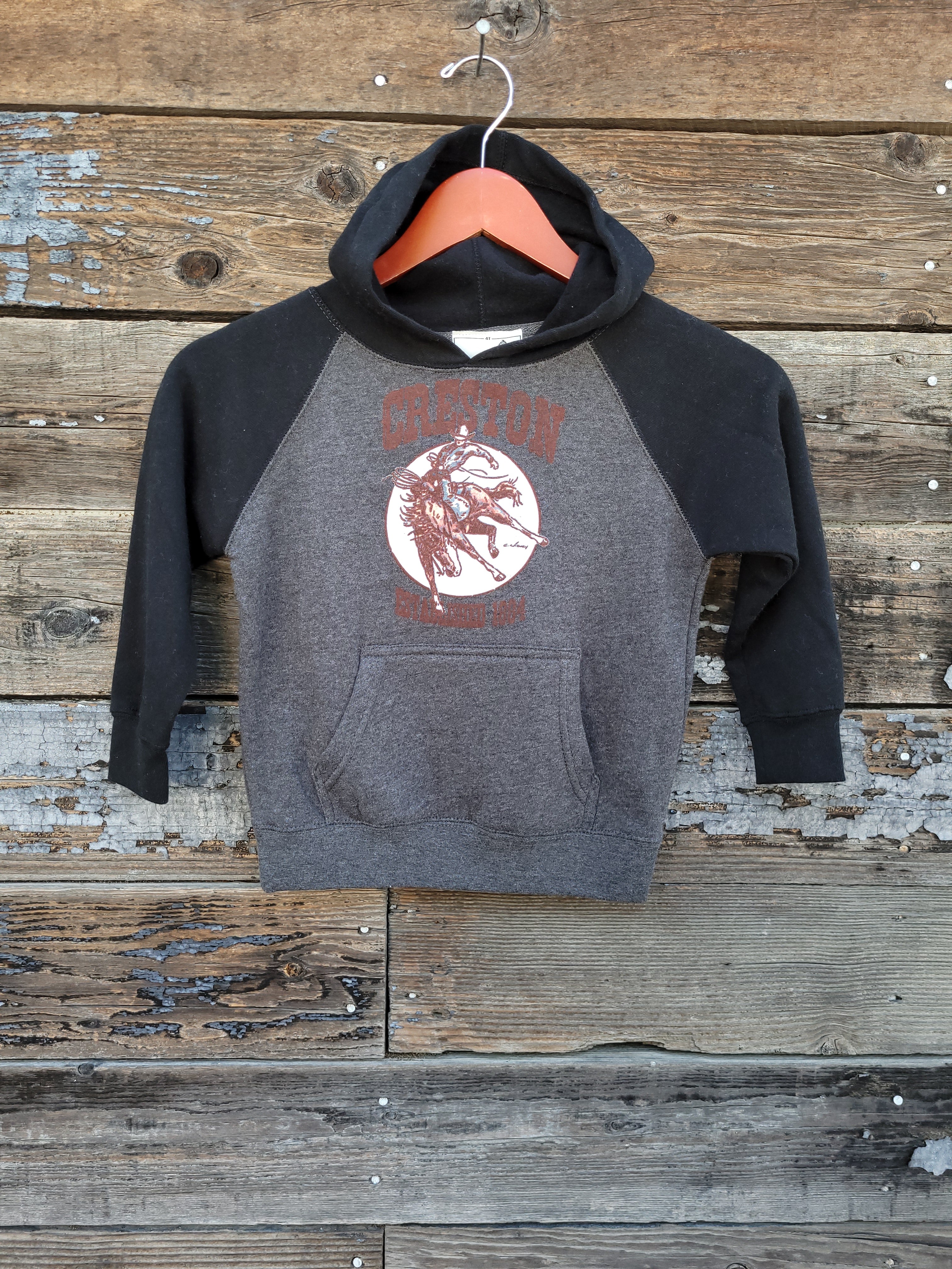 Creston Kid's Hoodie - Cowboy Moon