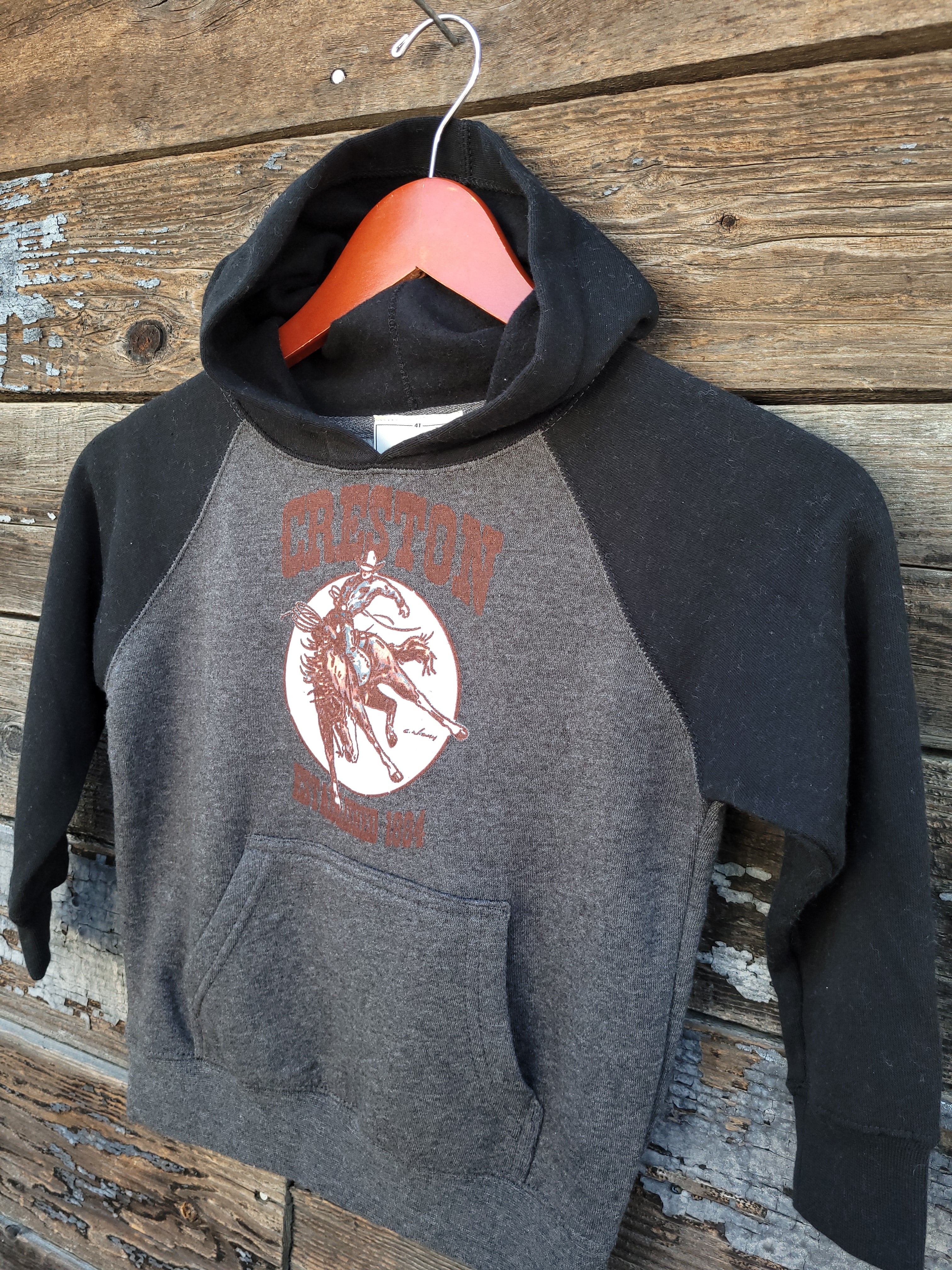 Creston Kid's Hoodie - Cowboy Moon
