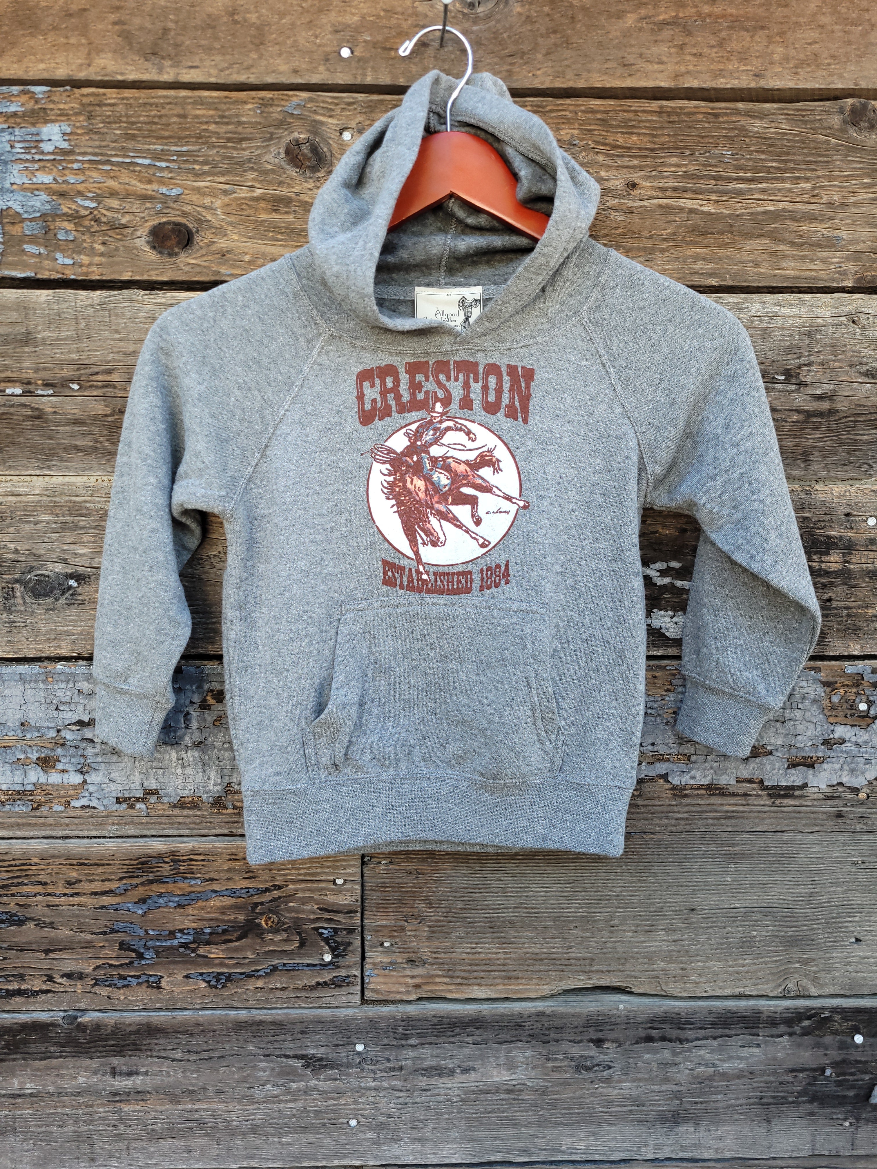 Creston Kid's Hoodie - Cowboy Moon