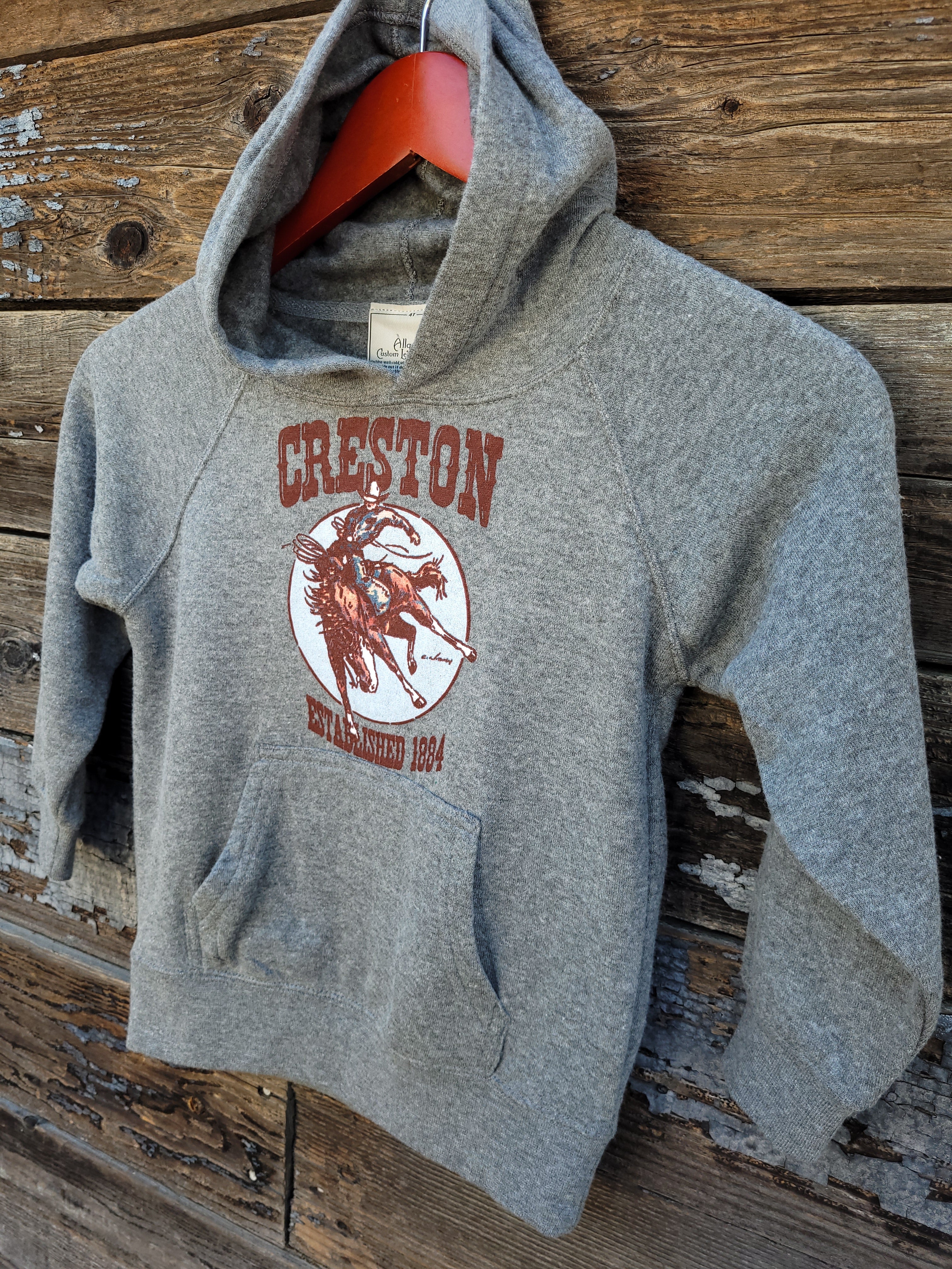 Creston Kid's Hoodie - Cowboy Moon