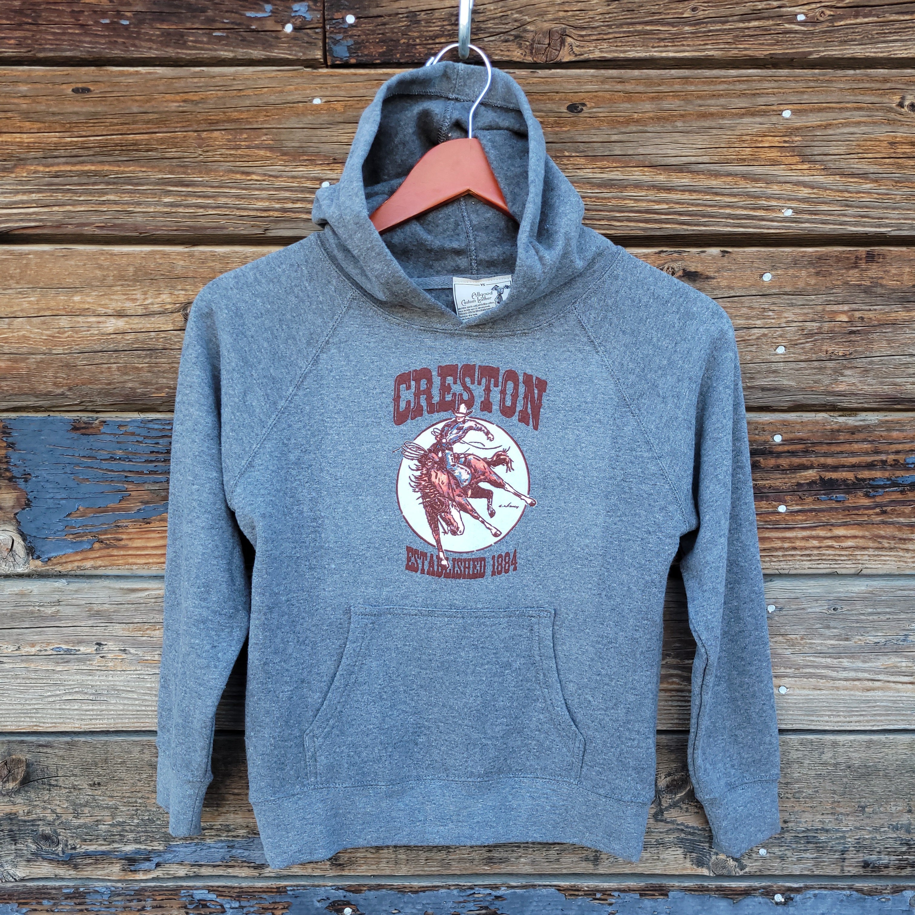Creston Kid's Hoodie - Cowboy Moon