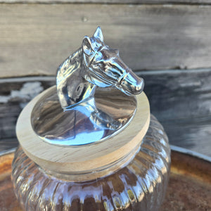 Arthur Court  - Horse Cannister - Medium