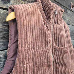 Panache - Corduroy Vest - Brown