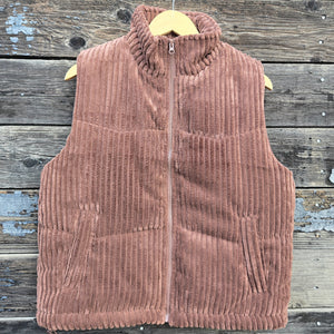Panache - Corduroy Vest - Brown