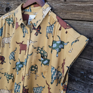 Cotton and Rye - Arty Longhorn - Tan
