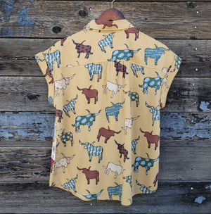 Cotton and Rye - Arty Longhorn - Tan