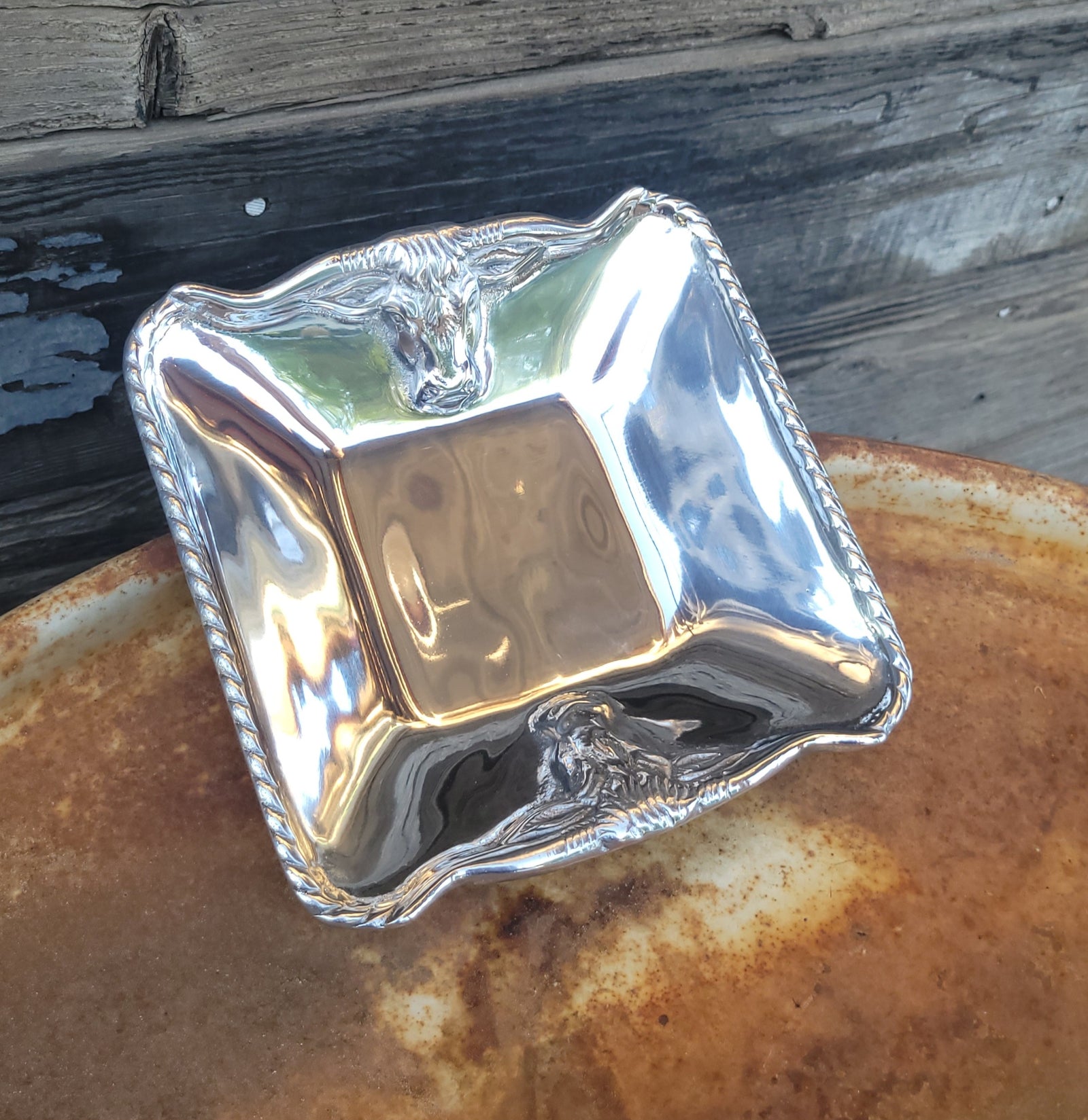 Arthur Court - Longhorn Bowl - 6 1/2"