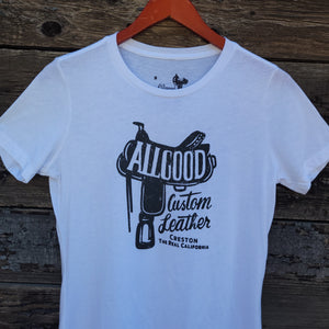Creston Women's T-Shirt - Allgood Custom Leather Saddle