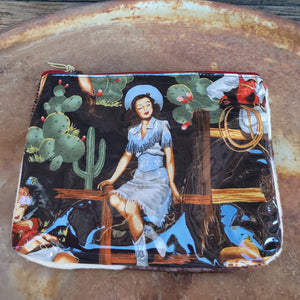 Vintage Cowgirl Pouch