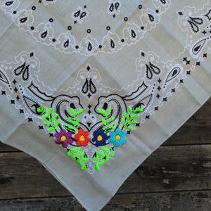 Bandana with Embroidery
