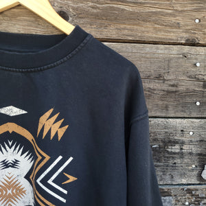 Southwest Star Mineral Wash Sweatshirt - Vintage Black