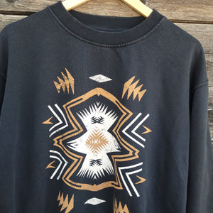 Southwest Star Mineral Wash Sweatshirt - Vintage Black