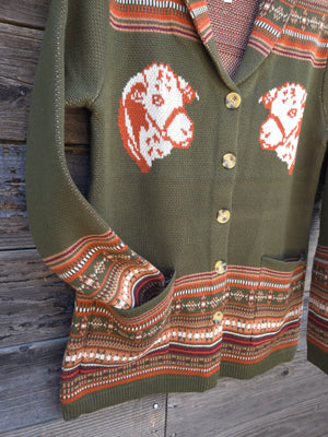 Cotton and Rye - Vintage Hereford Cardigan - Green