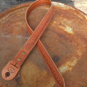 Belt - Las Cruces 1 1/2" Border Stamp