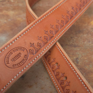 Belt - Las Cruces 1 1/2" Border Stamp