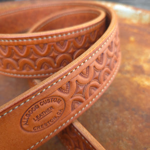 Belt - The Diamond A - 1 1/2" Stamped