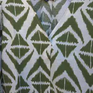 GiGio - Green and White 3/4 Sleeve Blouse