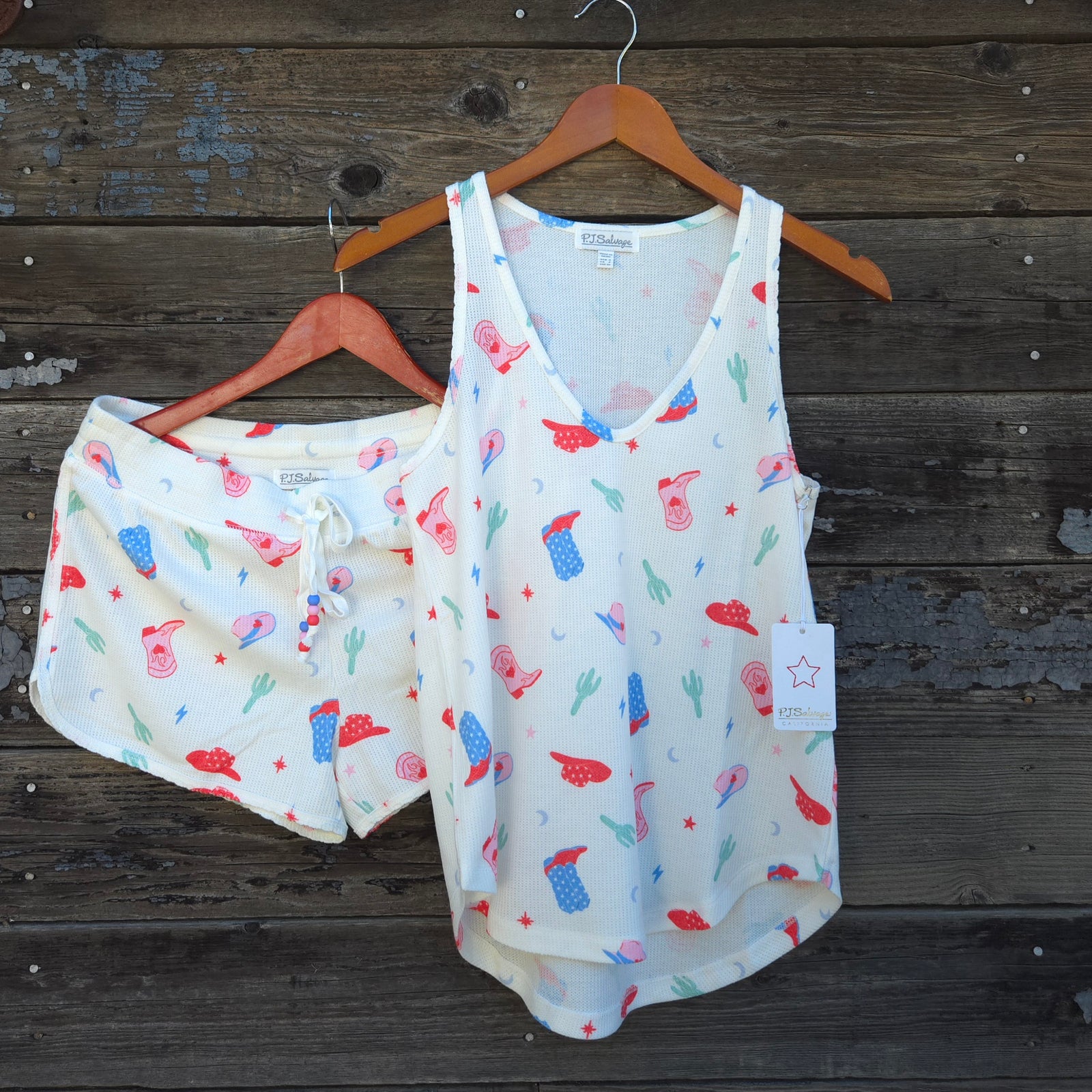 PJ Salvage - American Honey Short and Tank Set