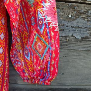 Savanna Jane - Red Southwestern Printed Blouse