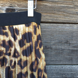 Leopard Print Skirt