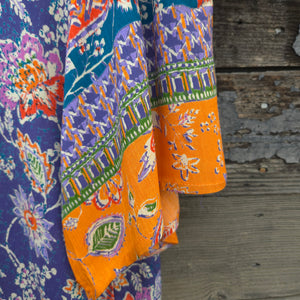 Angie - Floral Printed Flowy Blouse