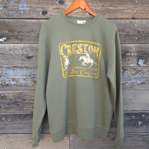 Creston Crewneck Mineral Wash Sweatshirt - Vaquero Ernie