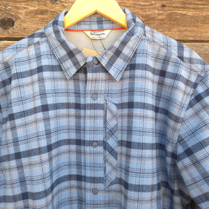 Simms - Cold Weather Flannel Shacket - Albacore Blue Plaid