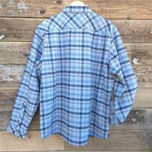 Simms - Cold Weather Flannel Shacket - Albacore Blue Plaid