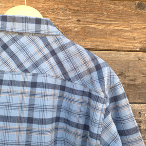 Simms - Cold Weather Flannel Shacket - Albacore Blue Plaid