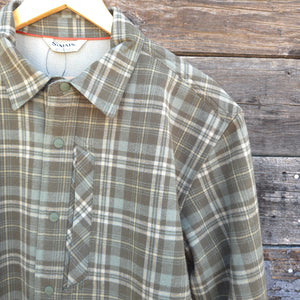 Simms - Cold Weather Flannel Shacket - Loden Plaid