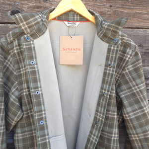 Simms - Cold Weather Flannel Shacket - Loden Plaid
