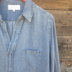 Dear John - Galina Blouse - Independence Blue