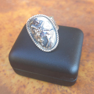 Vogt - Turn 'Em Loose Silver Bronc Ring