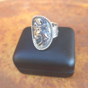 Vogt - Turn 'Em Loose Silver Bronc Ring