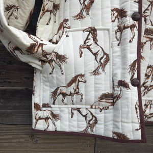 Cotton and Rye - Quilted Horse Jacket