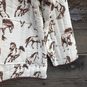 Cotton and Rye - Quilted Horse Jacket