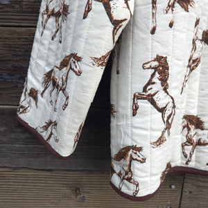 Cotton and Rye - Quilted Horse Jacket